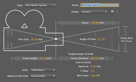 Cameratracker Camera Dialog